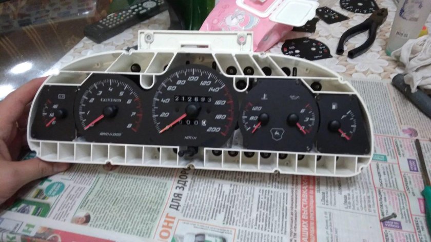 Приборная панель Газель 3302