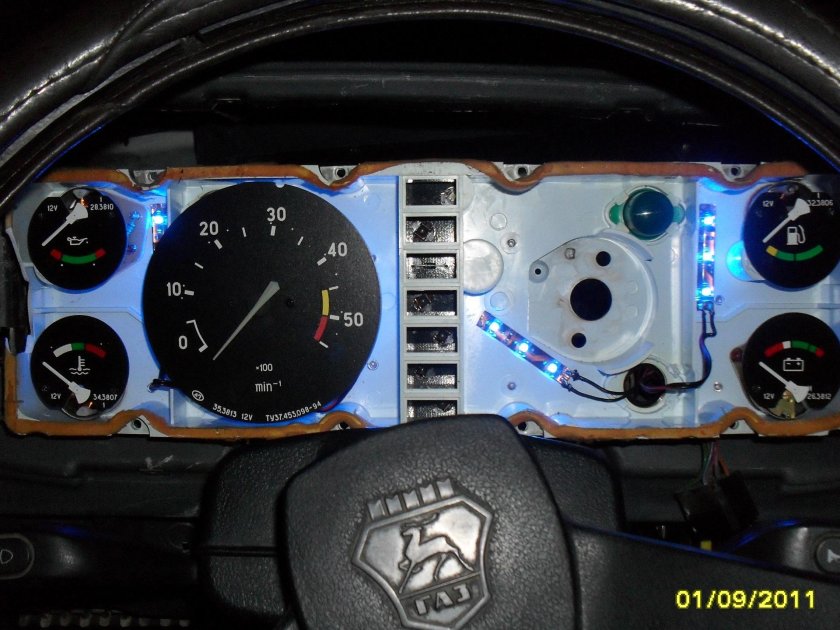 Лампочки подсветки приборной панели Газель 3302