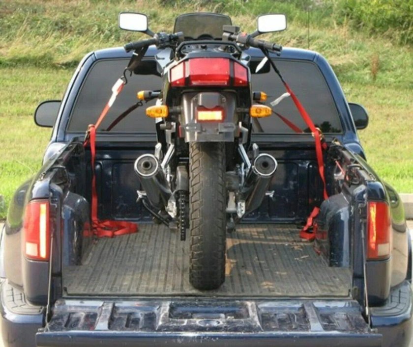 Перевозка мотоцикла на Митсубиси л200