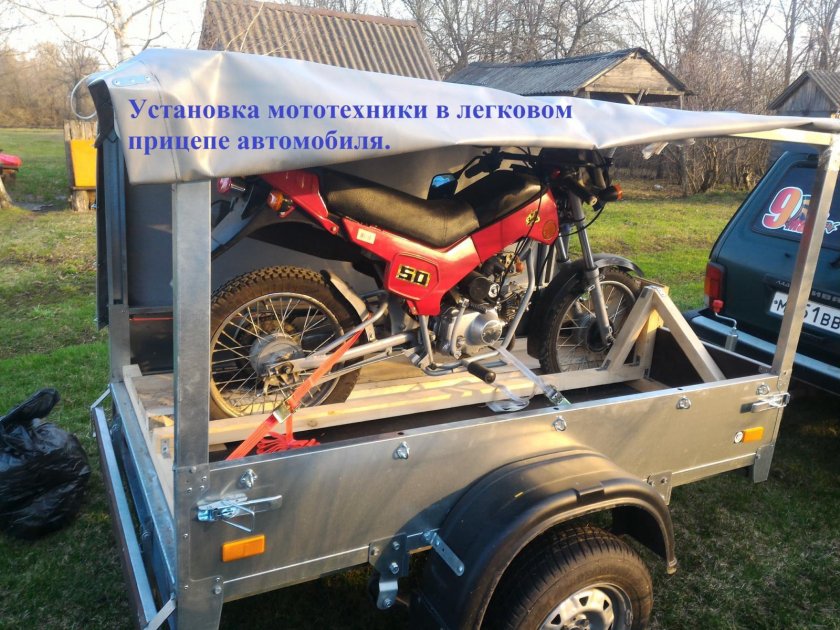 Крепление для мотоцикла