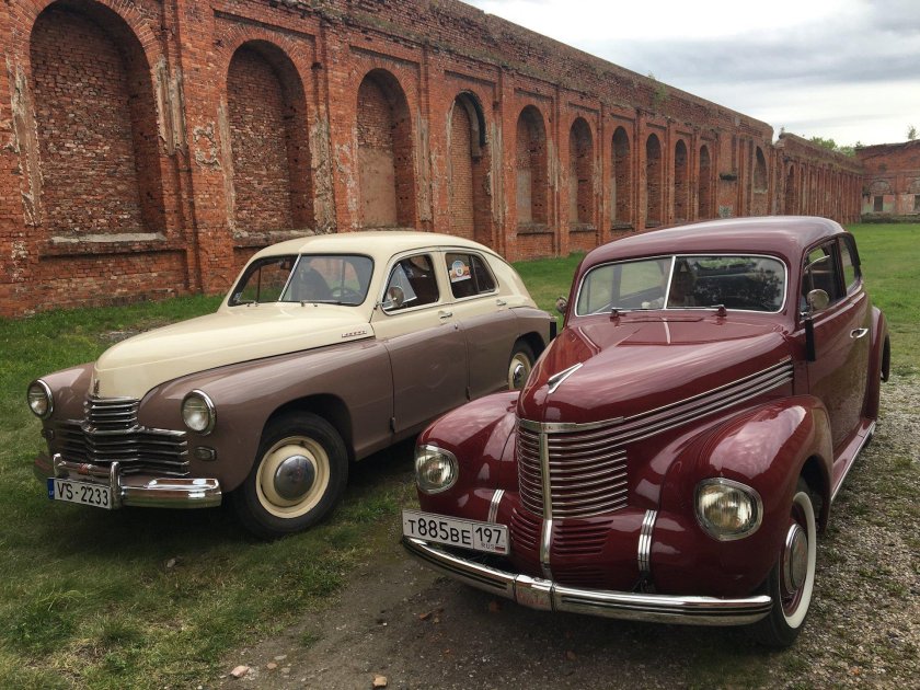 ГАЗ-м20 «победа»/Opel Kapitan