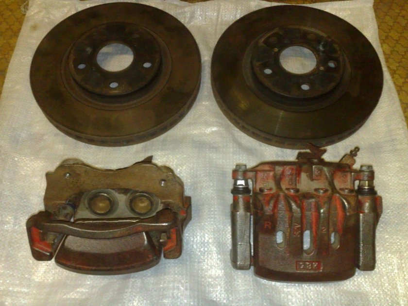 Toyota Mark 2 110 тормоза