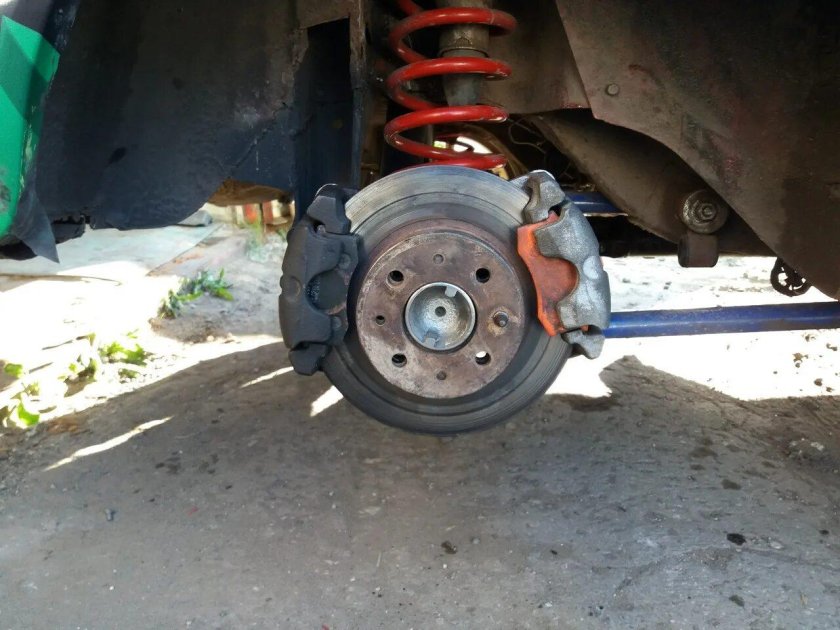 Задние дисковые тормоза на ВАЗ 2107
