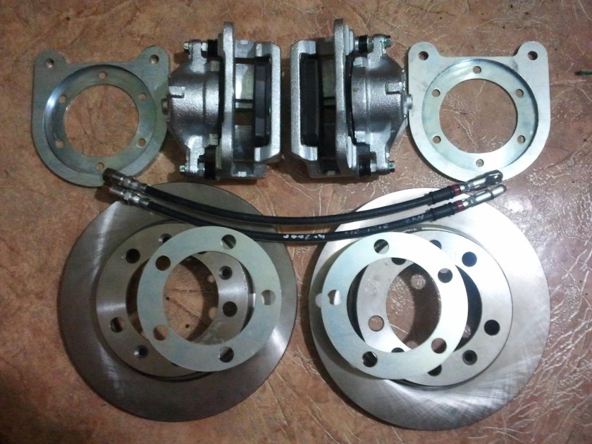 Комплект задних дисковых тормозов на Газель Некст