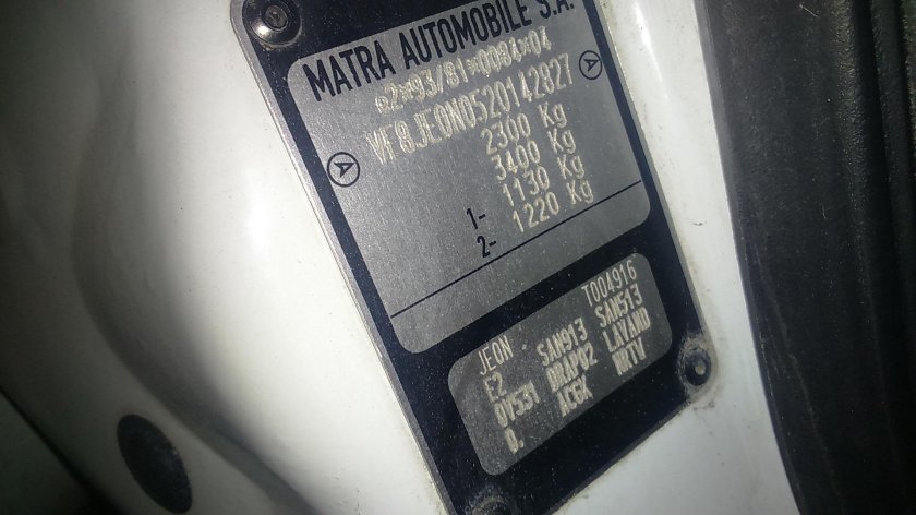 Рено премиум 380 табличка вин