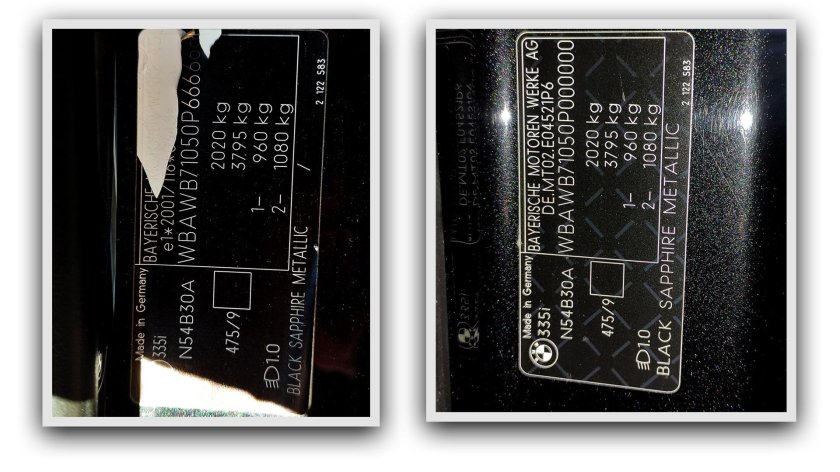 Изготовление наклеек с вин Тойота