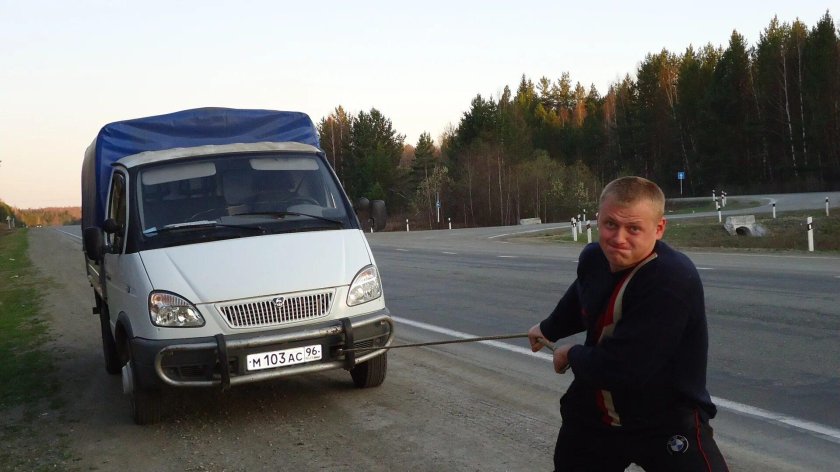 Водитель газели