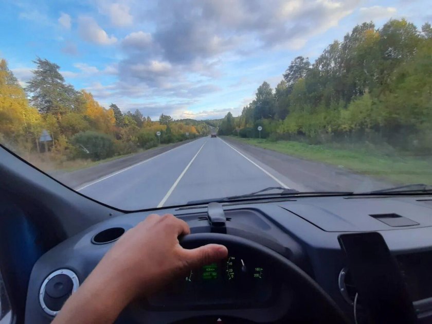 За рулем газели Некст