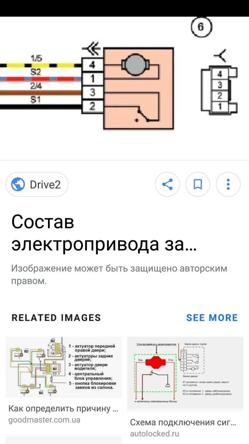 Распиновка моторедуктора Приора двери