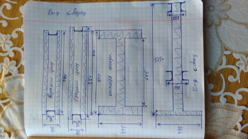 Чертеж самодельного пресса