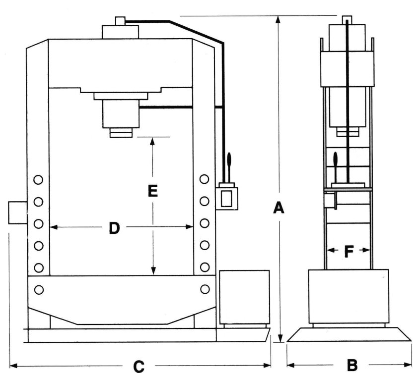 Гидравлический листогибочный пресс чертеж