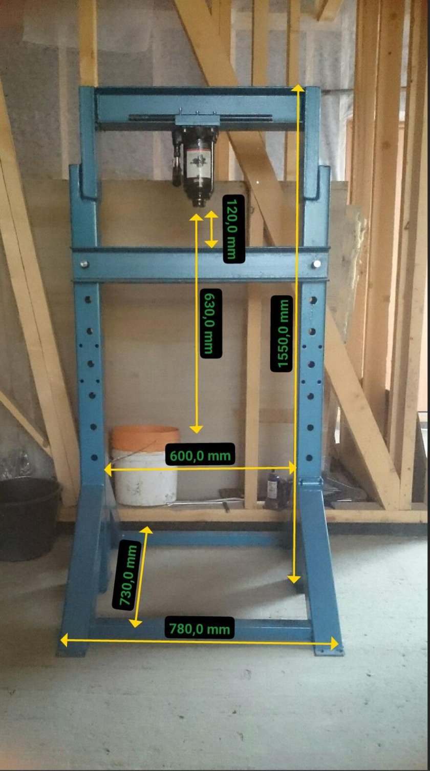 Пресс гидравлический 100 самодел