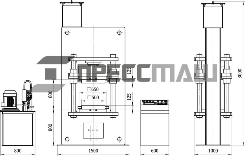 Пресс гидравлический де 24 32