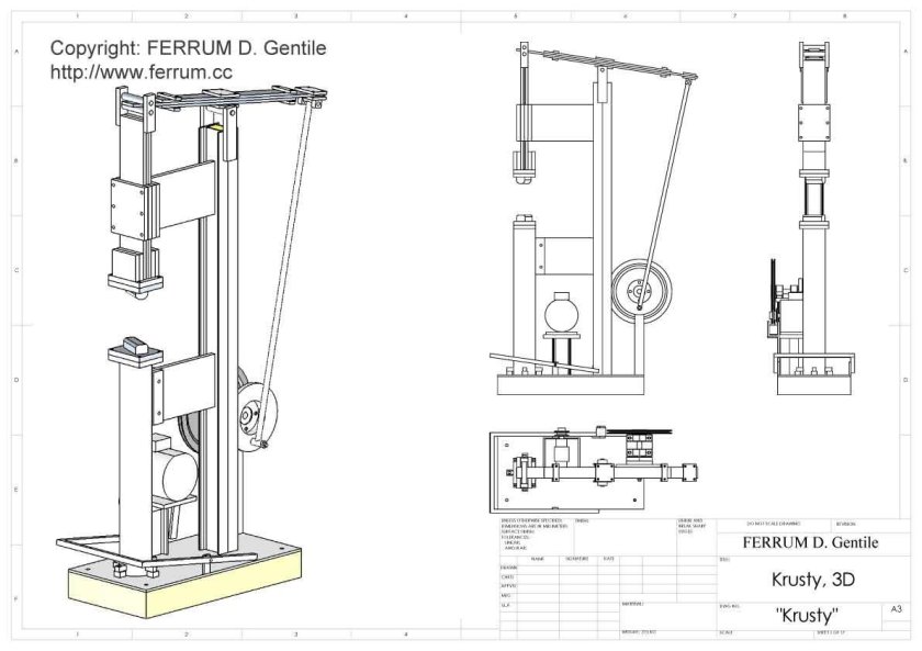 Ковочный пневматический молот чертеж