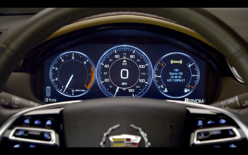 Cadillac ATS 2013 приборная панель