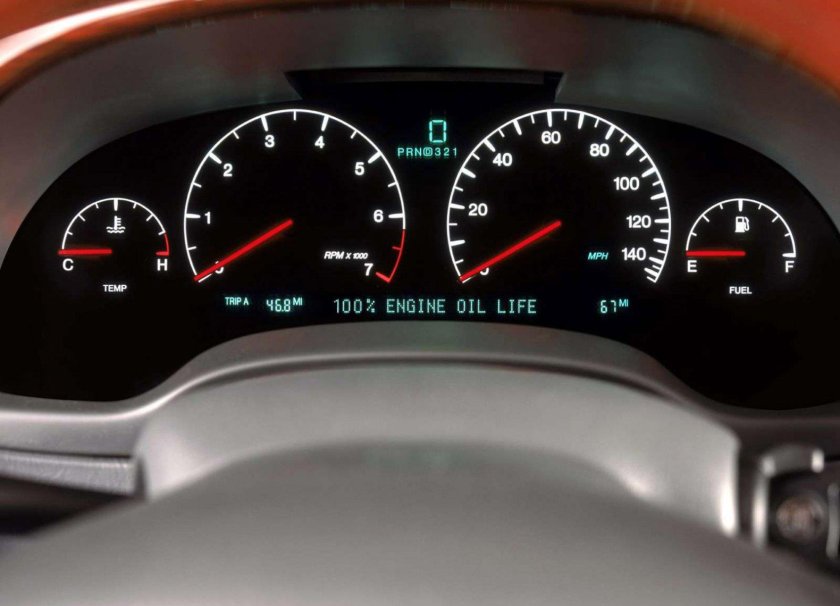 Кадиллак Девиль приборная панель