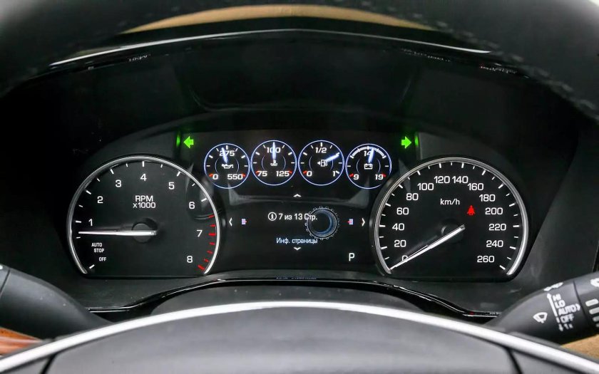 Приборная панель Кадиллак xt5