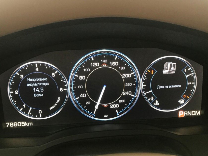 Приборная панель Кадиллак