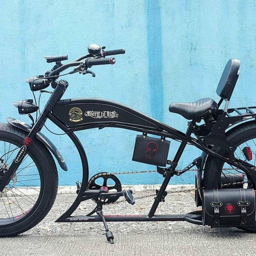Эксклюзивный фэт-байк AMPERBIKE CUSTOMFAT мощность 2000 ватт,4 мотора по
