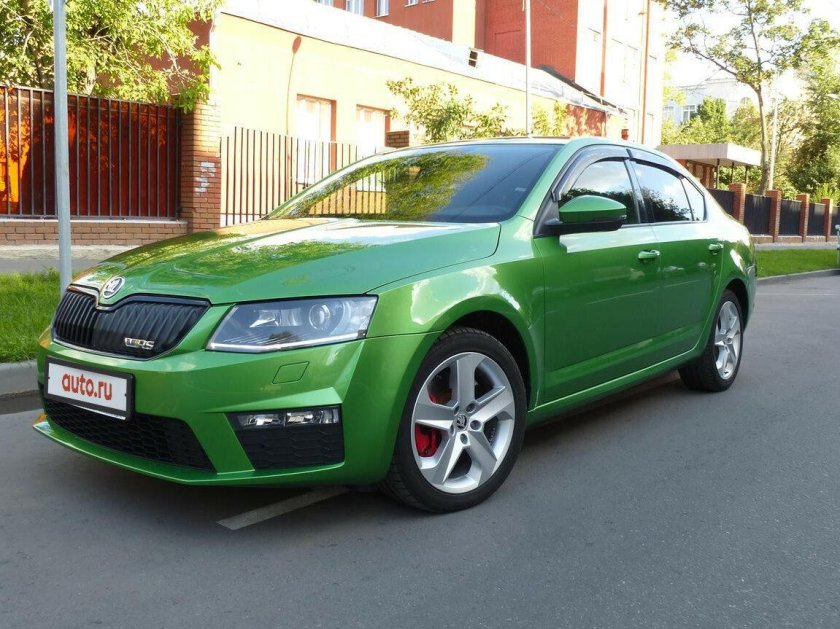 Skoda Octavia RS Green 2014