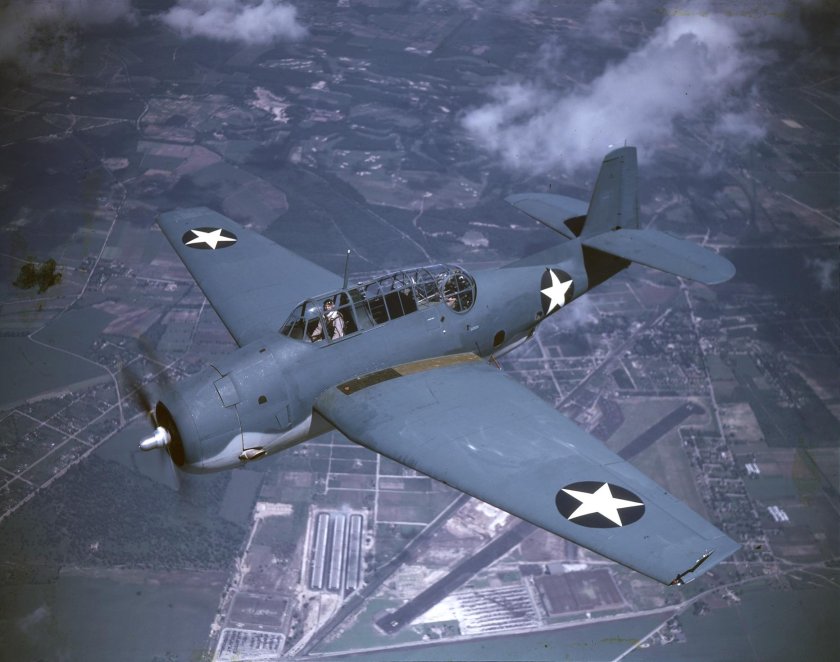 Американский торпедоносец TBF-1 Эвенджер