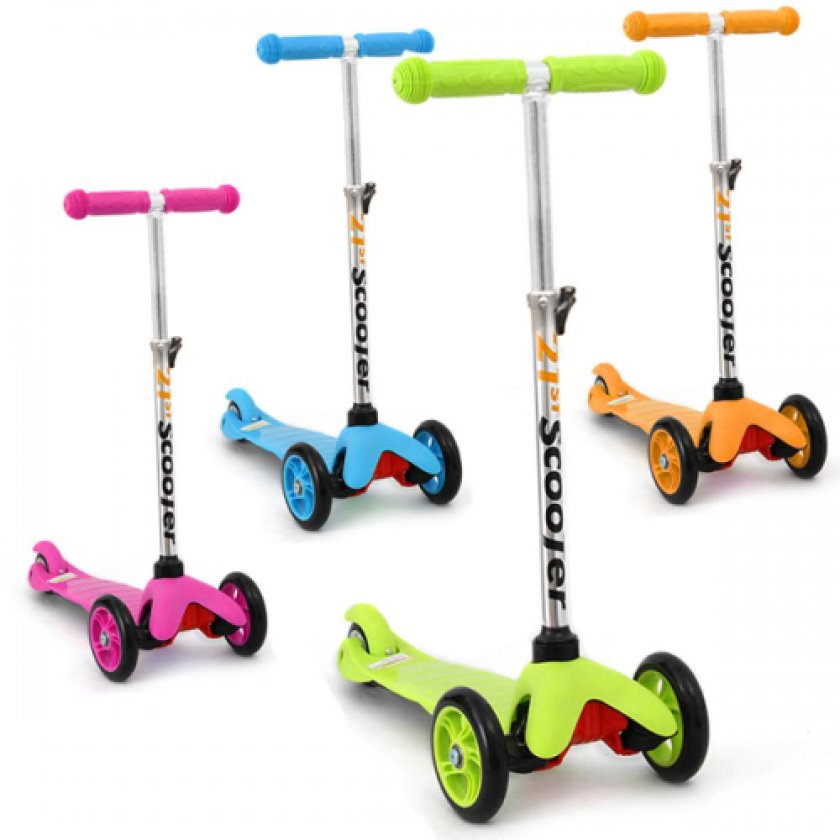 Самокат Scooter трехколесный 21st