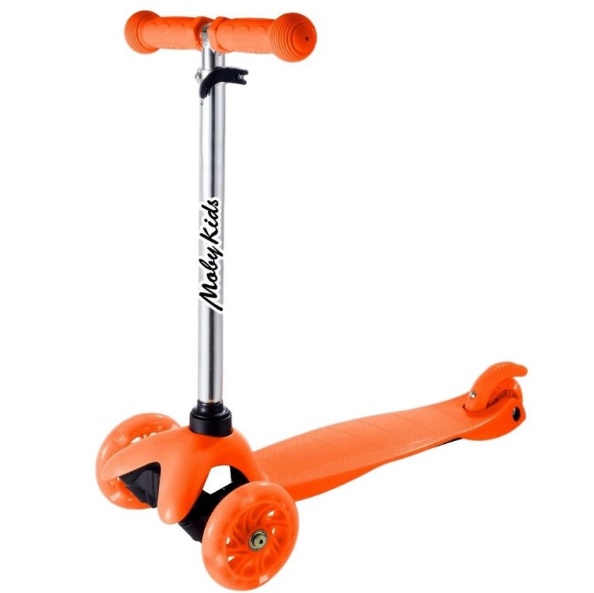 Самокат трехколесный детский Moby Kids