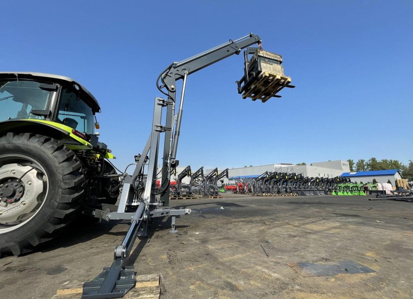 Кран манипулятор слон метал фах