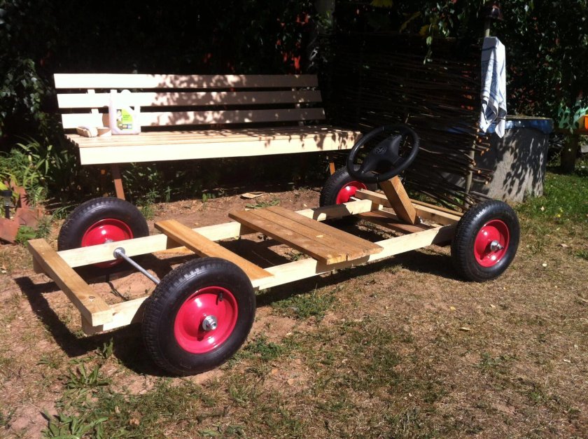 Самодельная детская машинка