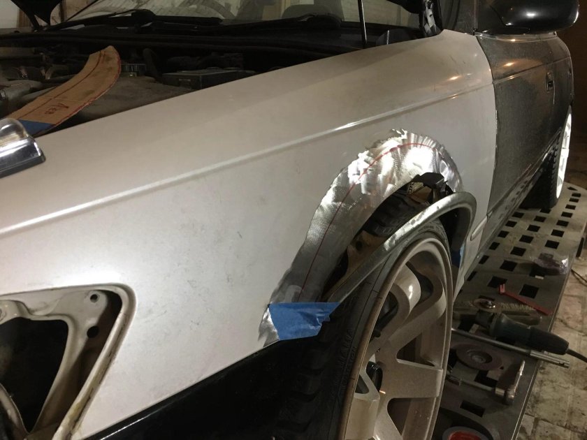 Расширение задних крыльев на Марк 90