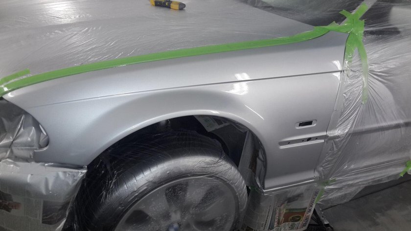 Покраска крыла