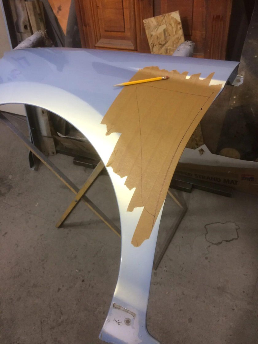 Крыло из стекловолокна