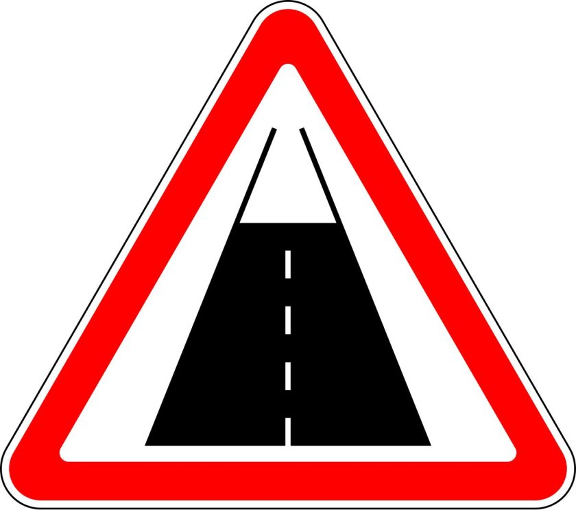 Знак 1 6 конец дороги с усовершенствованным покрытием