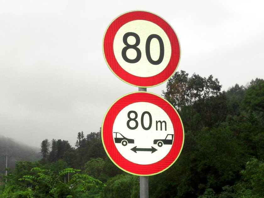 Ограничение скорости 80