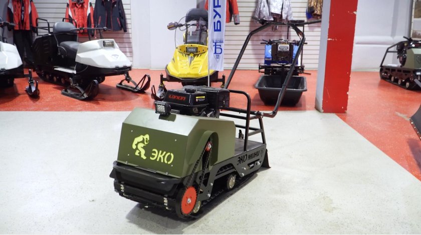 Мотобуксировщик Бурлак эко мини 500