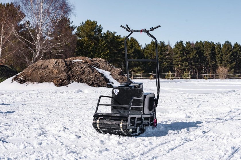 Мотобуксировщик Бурлак м2