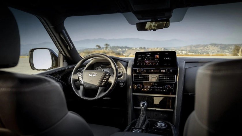 Инфинити qx80 2022 салон