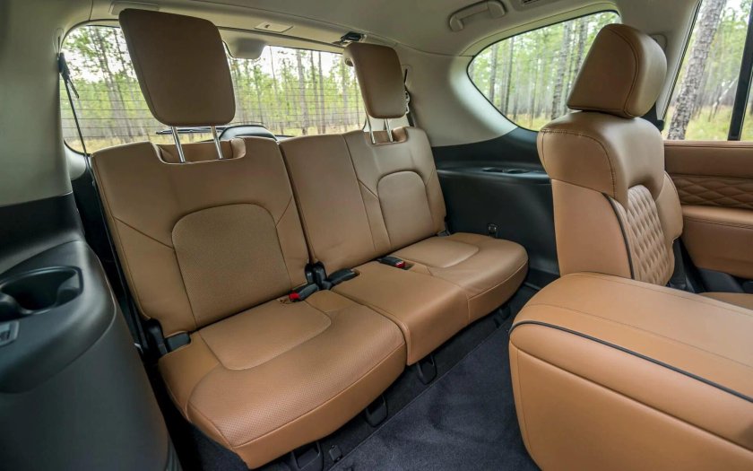 Третий ряд сидений Инфинити qx80