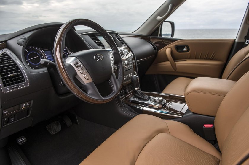 Джип Инфинити qx80 салон