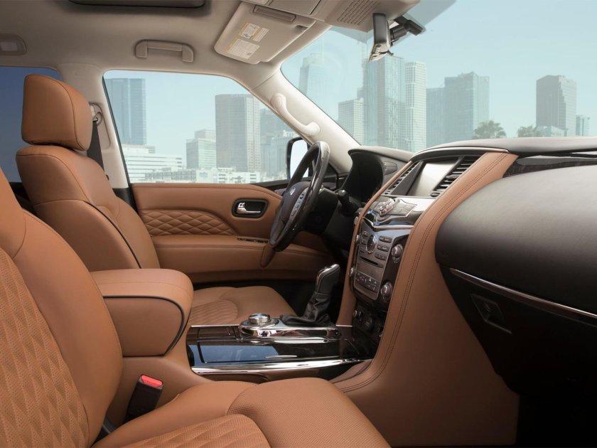 Infiniti qx80 салон