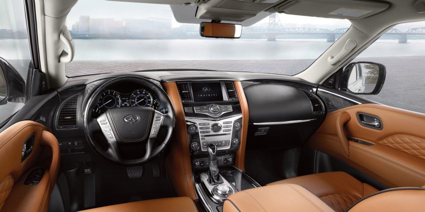 Инфинити qx80 новый салон