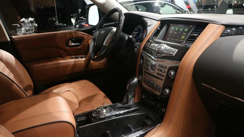 Инфинити qx80 2022 салон