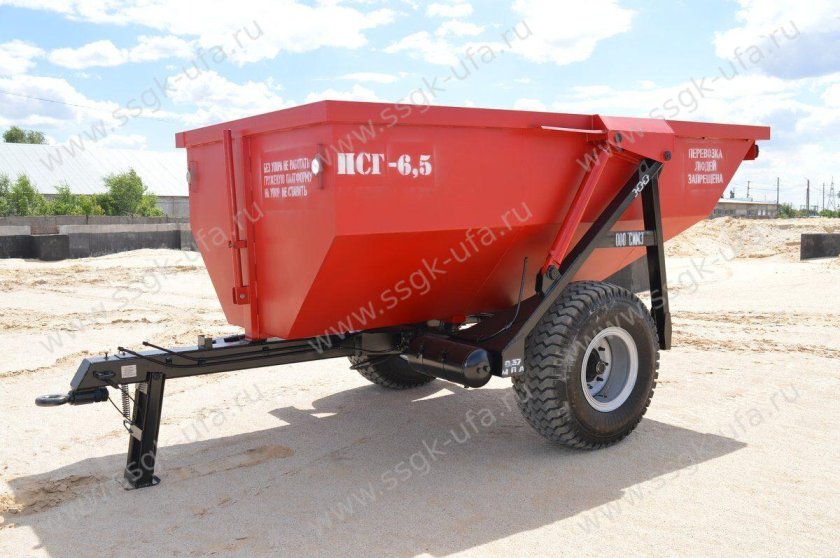 Полуприцеп самосвальный герметичный ПСГ 6 5 Бежецксельмаш