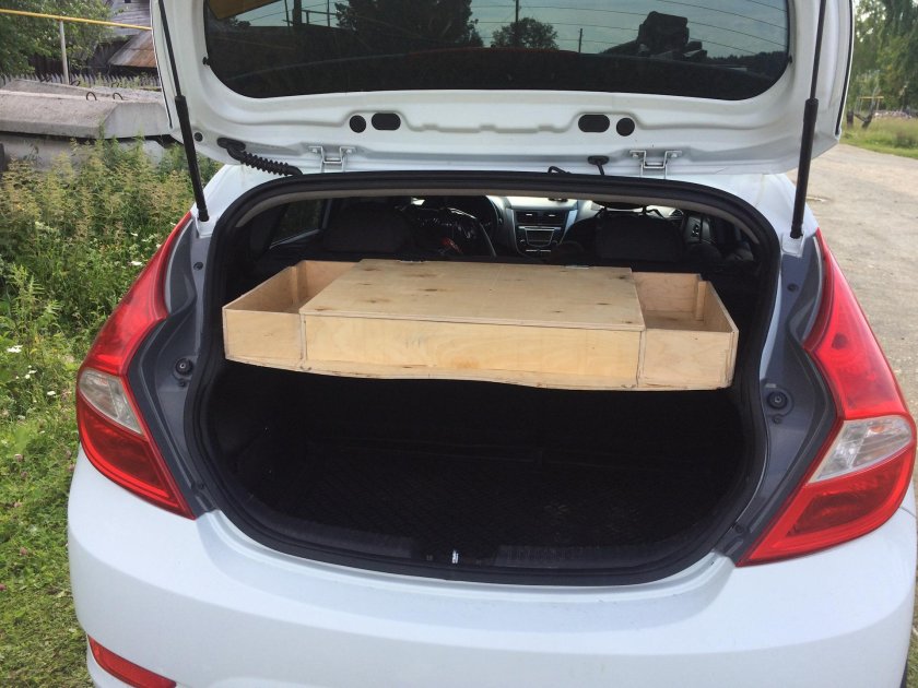 Hyundai Solaris хэтчбек багажник