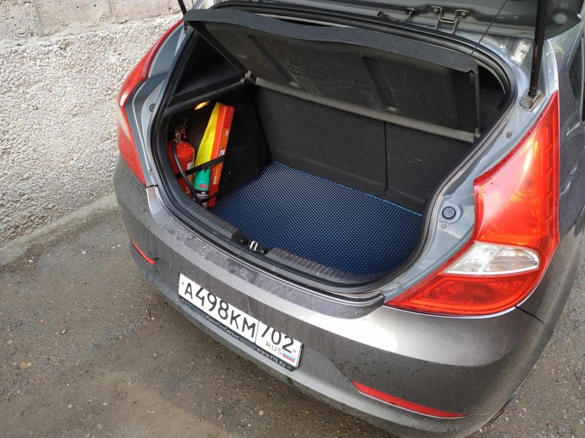 Hyundai Solaris Hatchback багажник