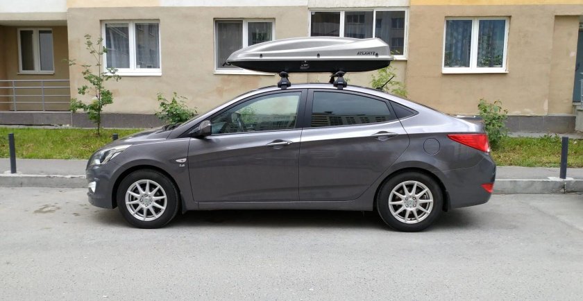 Багажник на крышу Hyundai Solaris 2