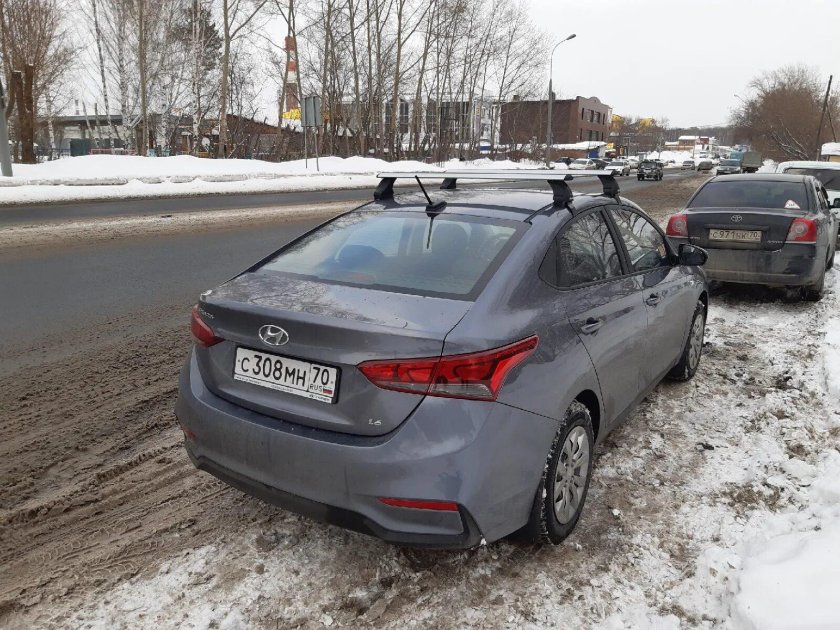 Багажник на крышу Hyundai Solaris 2