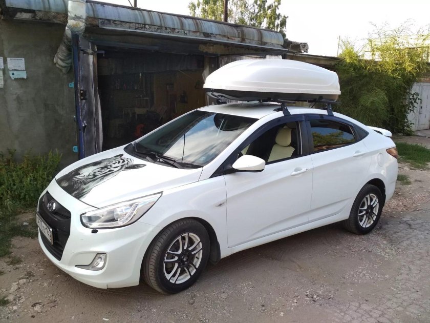 Багажник на крышу Хендай Солярис 1