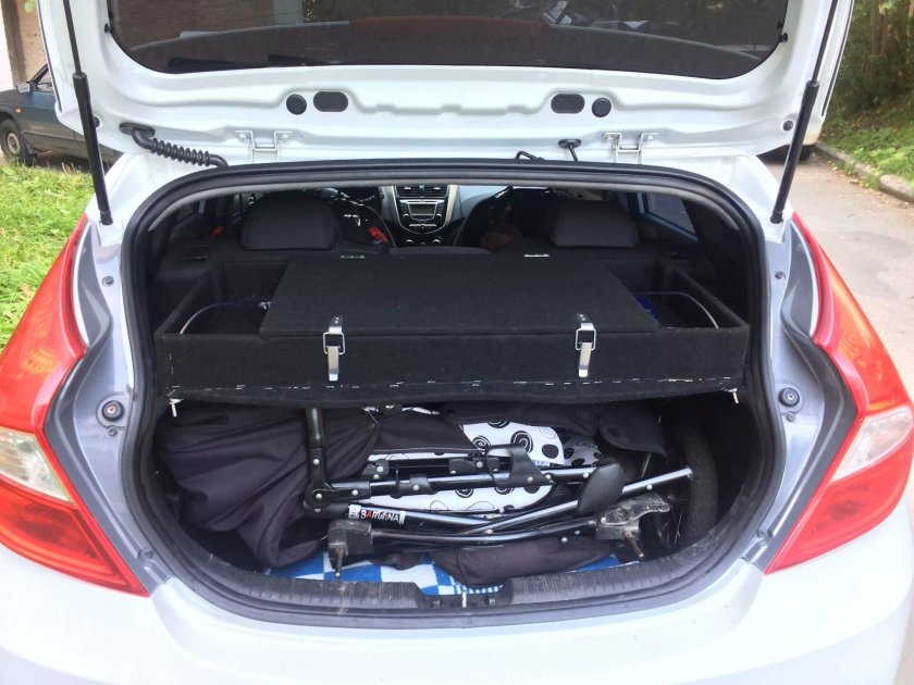 Солярис хэтчбек багажник