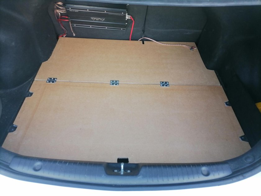 ДВП В багажник Солярис